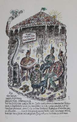 Bild Nr.2: 142-4155 Schildbürger, Die.: (Künstlergraphik)