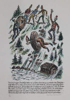 Bild Nr.6: 142-4155 Schildbürger, Die.: (Künstlergraphik)