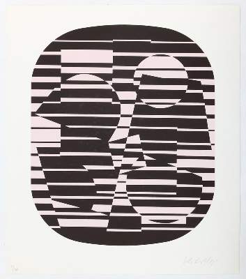 Bild Nr.1: 142-4267 Vasarely, Victor von: (Künstlergraphik)