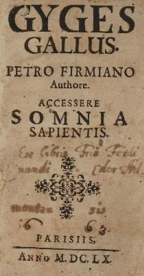 Bild Nr.1: 142-436 Zacharie de Lisieux (Ps.: P.Firmianus).: (Alte Drucke, Handschriften und Theologie)