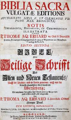 Bild Nr.1: 142-47 Biblia latina-germanica.: (Bibeln)