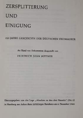 Bild Nr.2: 142-486 Wulf,A.: (Freimaurerei)