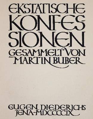 Bild Nr.1: 142-497 Buber,M.: (Judaica)