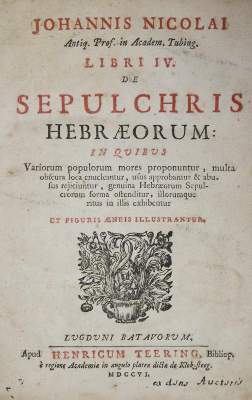 Bild Nr.1: 142-503 Nicolai,J.: (Judaica)