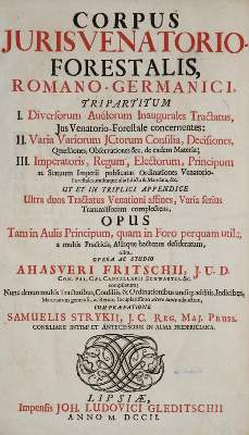 Bild Nr.1: 142-523 Fritsch,A.: (Juridica und Kriminologie, Jagd)