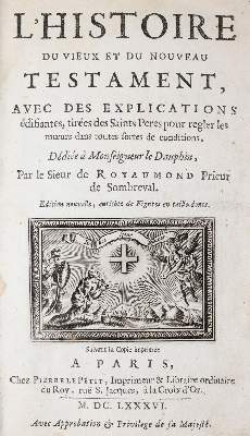 Bild Nr.2: 142-54 Royaumont (d.i. N.Fontaine).: (Bibeln)