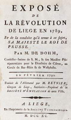 Bild Nr.1: 142-552 Dohm,(C.W.v.).: (Jus der Bibliothek v. Prof. Thomas Würtenberger, Benelux)