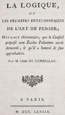 Bild Nr.1: 142-558 Condillac,E.Bonnot de.: (Jus der Bibliothek v. Prof. Thomas Würtenberger)