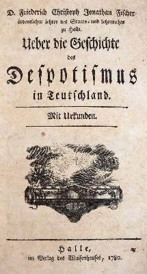 Bild Nr.1: 142-560 Fischer,F.C.J.: (Jus der Bibliothek v. Prof. Thomas Würtenberger, Deutschland)