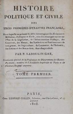 Bild Nr.1: 142-577 Laboulinière,P.: (Jus der Bibliothek v. Prof. Thomas Würtenberger, Frankreich)