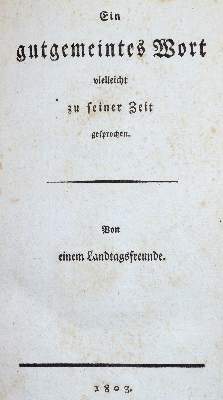 Bild Nr.1: 142-586 Gutgemeintes Wort, Ein,: (Jus der Bibliothek v. Prof. Thomas Würtenberger)