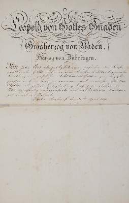 Bild Nr.2: 142-596 Leopold,: (Jus der Bibliothek v. Prof. Thomas Würtenberger, Historische Dokumente)