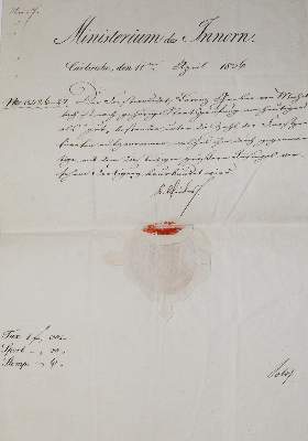 Bild Nr.5: 142-596 Leopold,: (Jus der Bibliothek v. Prof. Thomas Würtenberger, Historische Dokumente)