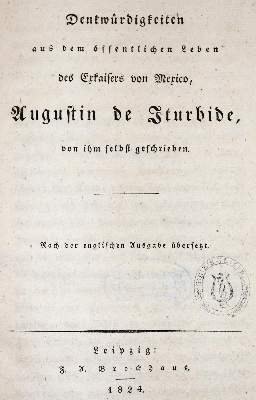 Bild Nr.1: 142-600 Iturbide,A.de.: (Jus der Bibliothek v. Prof. Thomas Würtenberger)