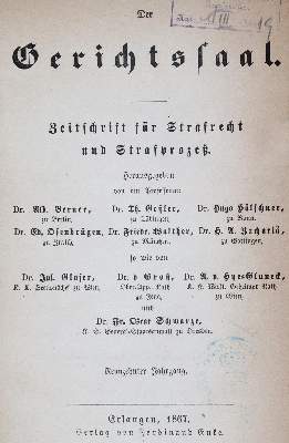Bild Nr.1: 142-633 Gerichtssaal, Der.: (Jus der Bibliothek v. Prof. Thomas Würtenberger, Juridica und Kriminologie)