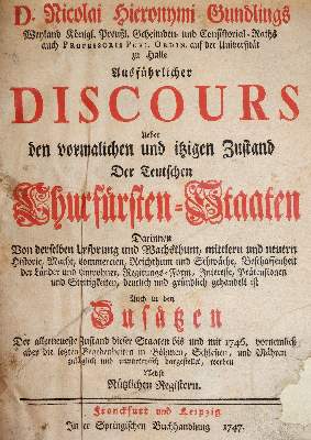 Bild Nr.2: 142-635 Gundling,N.H.: (Jus der Bibliothek v. Prof. Thomas Würtenberger, Juridica und Kriminologie)