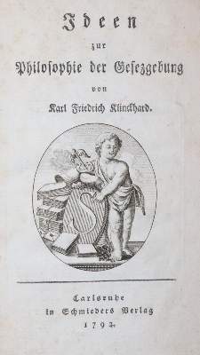 Bild Nr.1: 142-642 Klinckhard,K.F.: (Jus der Bibliothek v. Prof. Thomas Würtenberger, Juridica und Kriminologie)