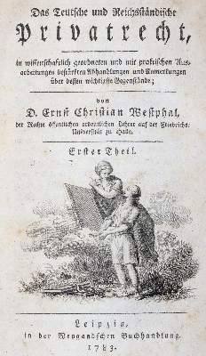 Bild Nr.1: 142-668 Westphal,E.C.: (Jus der Bibliothek v. Prof. Thomas Würtenberger, Juridica und Kriminologie)