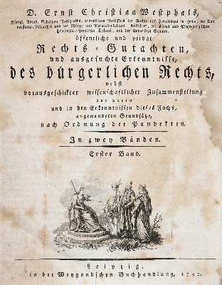 Bild Nr.1: 142-669 Westphal,E.C.: (Jus der Bibliothek v. Prof. Thomas Würtenberger, Juridica und Kriminologie)