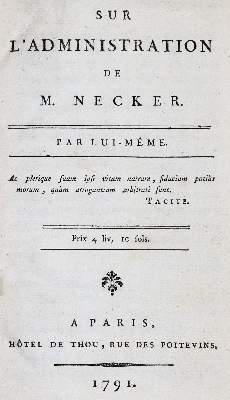 Bild Nr.1: 142-693 Necker,J.: (Jus der Bibliothek v. Prof. Thomas Würtenberger)