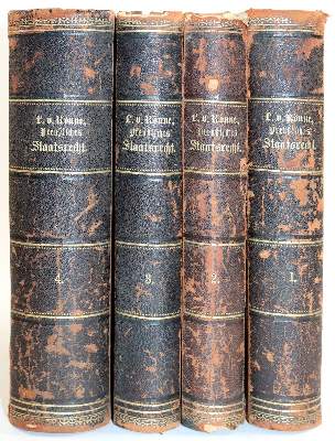 Bild Nr.2: 142-728 Rönne,L.v.: (Jus der Bibliothek v. Prof. Thomas Würtenberger, Politik und Staatswissenschaften)