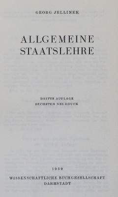Bild Nr.1: 142-734 Schmidt,R.: (Jus der Bibliothek v. Prof. Thomas Würtenberger, Politik und Staatswissenschaften)
