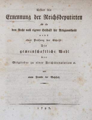 Bild Nr.1: 142-753 Ueber den konstitutionellen Geist.: (Jus der Bibliothek v. Prof. Thomas Würtenberger)