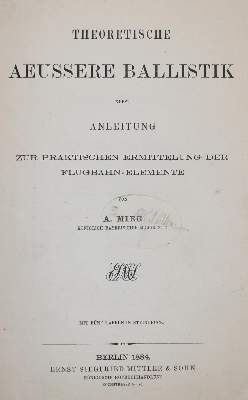 Bild Nr.1: 142-803 Mieg,A.: (Militaria)