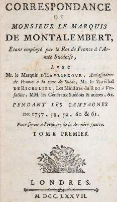 Bild Nr.1: 142-807 Montalembert,(M.R.)de.: (Militaria)