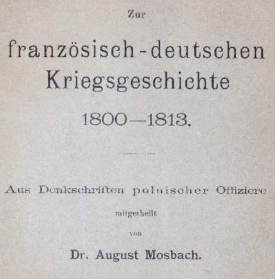 Bild Nr.1: 142-814 Mosbach,A.: (Militaria, Polen)