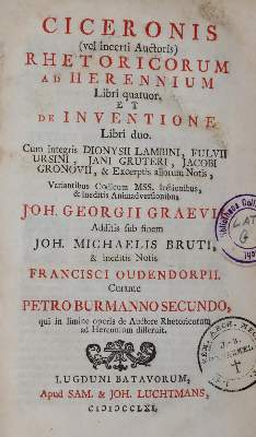 Bild Nr.1: 142-82 Cicero,M.T.: (Alte Drucke, Handschriften und Theologie)