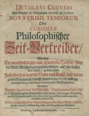 Bild Nr.1: 142-83 Clüver,D.: (Alte Drucke, Handschriften und Theologie)