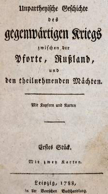 Bild Nr.1: 142-830 Unpartheyische Geschichte: (Militaria)