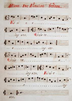 Bild Nr.1: 142-855 Gregorianischer Choral.: (Musik, Handschriften)