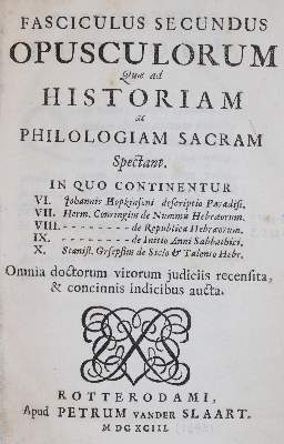 Bild Nr.10: 142-91 Crenius,T. (d.i. T.I.Crusius).: (Alte Drucke, Handschriften und Theologie)