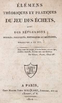 Bild Nr.1: 142-932 (Hocquart,L.F.J.).: (Spiele, Schach)