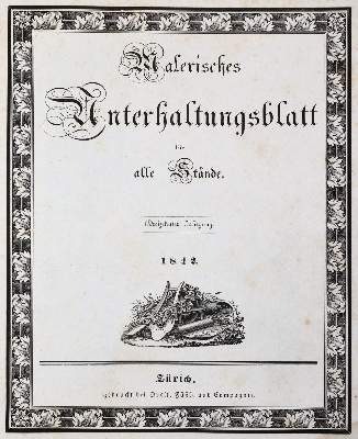 Bild Nr.1: 142-950 Malerisches Unterhaltungsblatt: (Zeitschriften und Zeitungen)