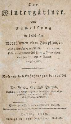 Bild Nr.1: 142-963 Dietrich,F.G.: (Küche und Haushalt, Garten)