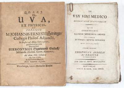 Bild Nr.4: 142-970 Dissertationen: (Küche und Haushalt, Getränke, Wein und Weinbau)