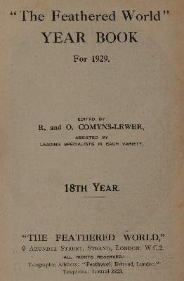 Bild Nr.1: 142-999 Feathered World, The.: (Land- und Forstwirtschaft, Tierhaltung, Geflügel)