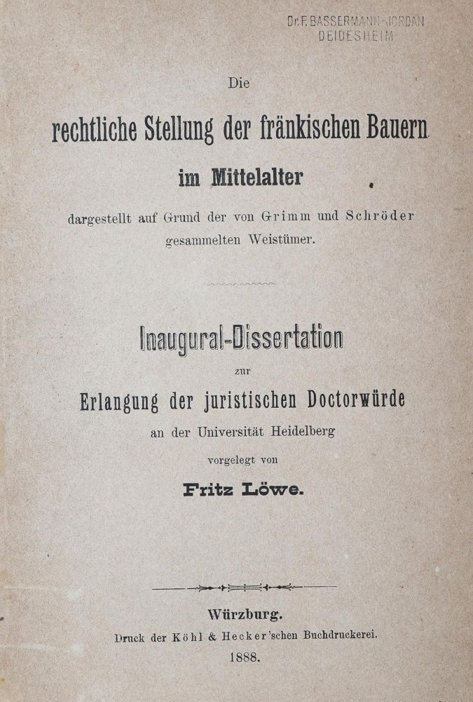 Große Abbildung Nr.1: 143-1007 Löwe,F.: (Land- und Forstwirtschaft, Landwirtschaft)