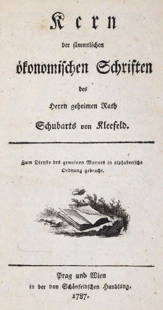 Große Abbildung Nr.1: 143-1010 Schubart von Kleefeld,(J.C.).: (Land- und Forstwirtschaft, Landwirtschaft)