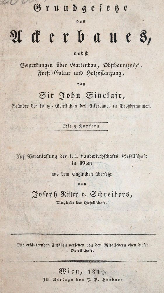 Große Abbildung Nr.1: 143-1013 Sinclair,J.: (Land- und Forstwirtschaft, Landwirtschaft)