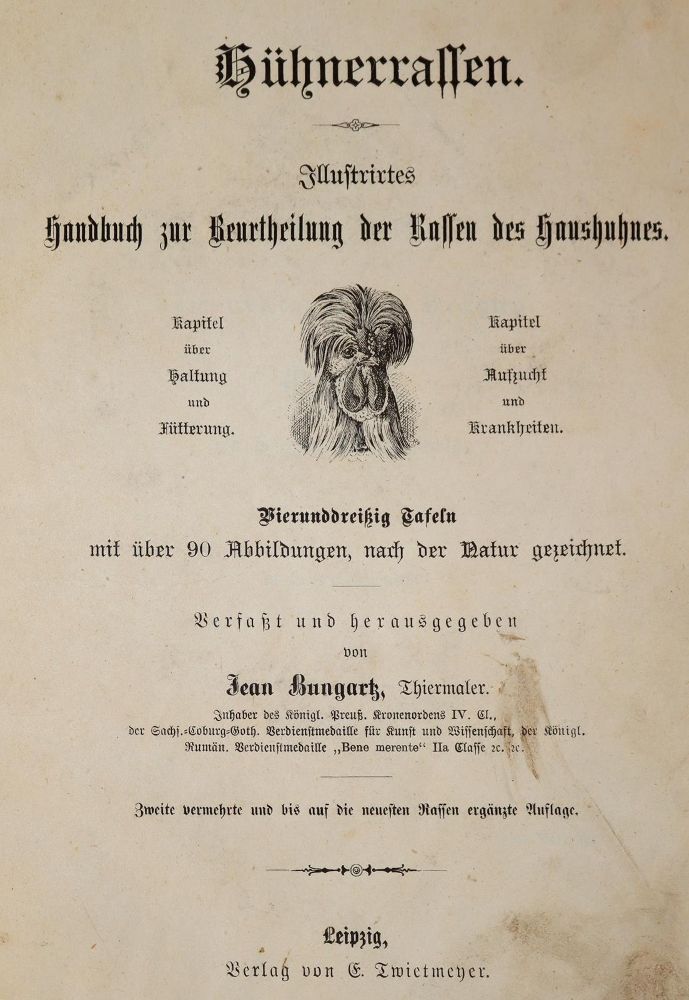 Große Abbildung Nr.1: 143-1017 Bungartz,J.: (Land- und Forstwirtschaft, Tierhaltung, Geflügel)