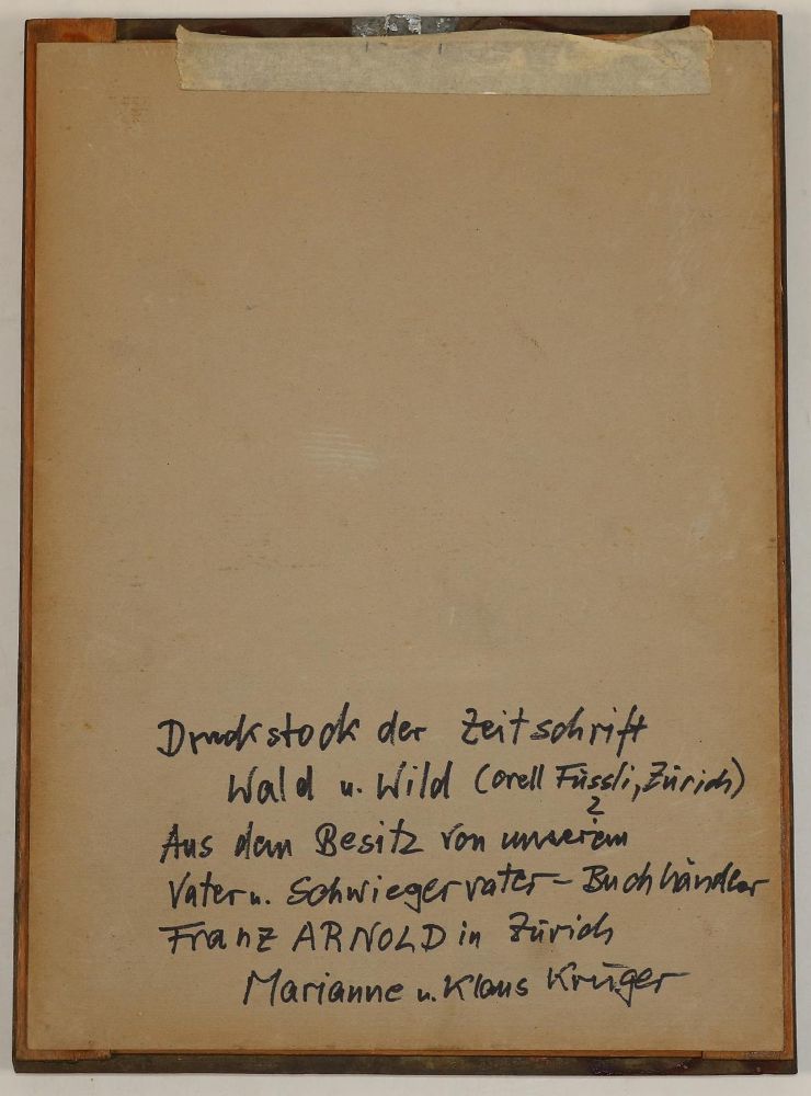 Große Abbildung Nr.2: 143-1022 Wald u. Wild.: (Jagd (Angeln - Kynologie), Küche und Haushalt - Gartenbau, Land- und Forstwirtschaft)