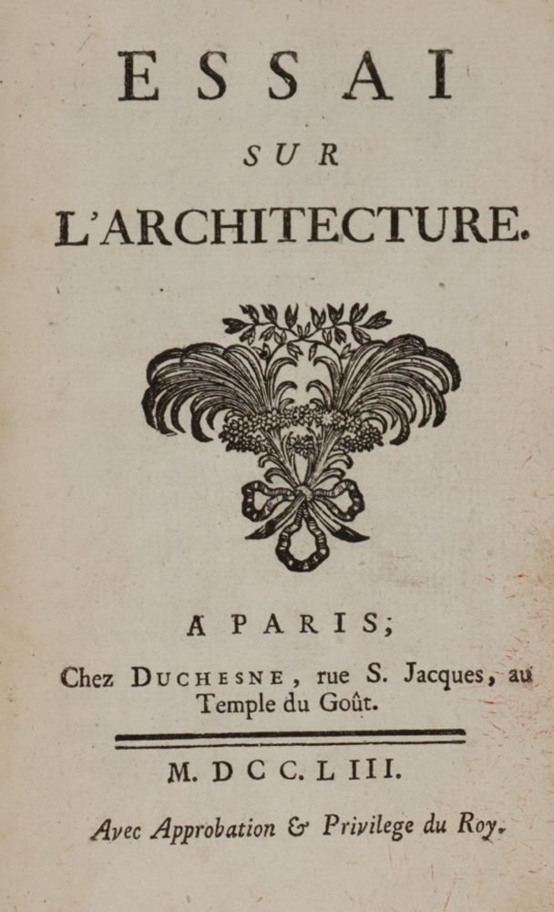 Große Abbildung Nr.1: 143-1040 (Laugier,M.A.).: (Architektur)