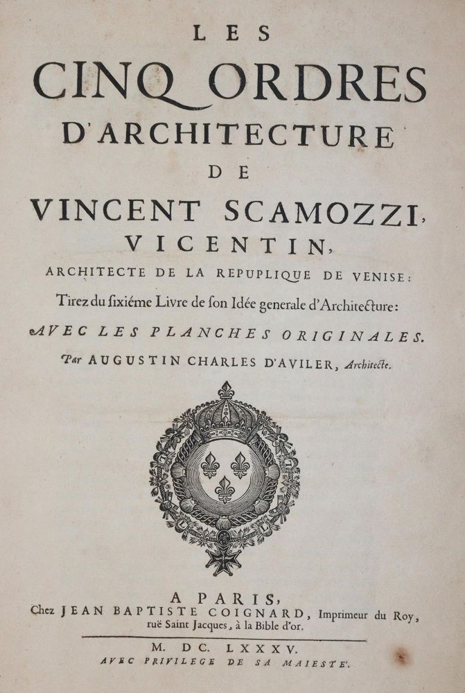 Große Abbildung Nr.1: 143-1043 Scamozzi,V.: (Architektur)