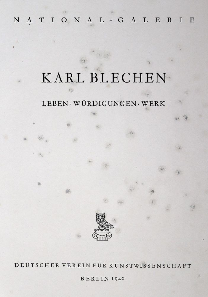 Große Abbildung Nr.1: 143-1053 (Rave,P.O.).: (Blechen)