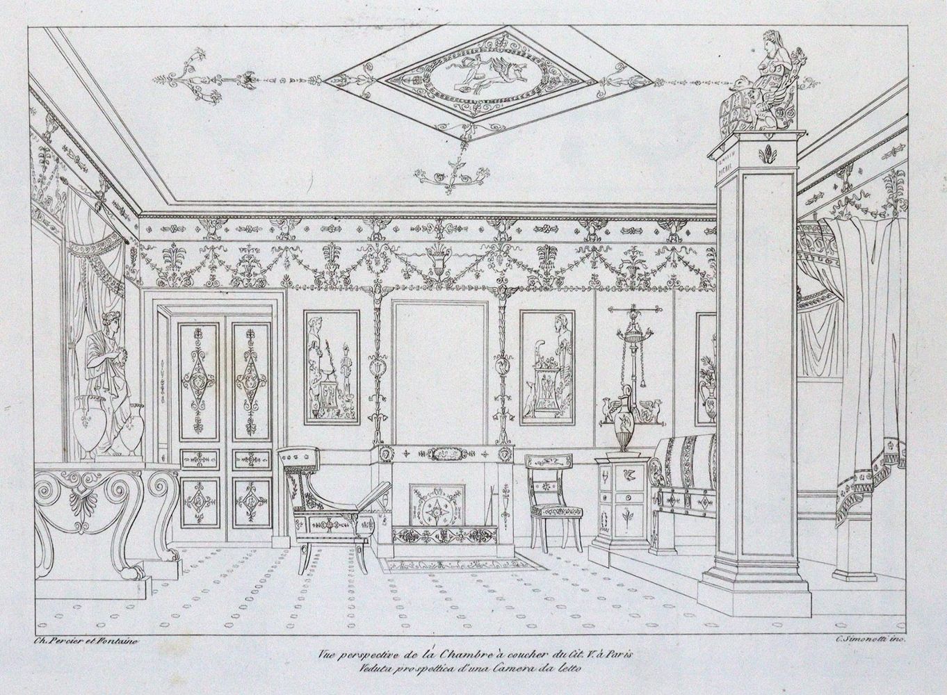 Große Abbildung Nr.3: 143-1092 Percier,C. u. P.F.L.Fontaine.: (Ornamente)
