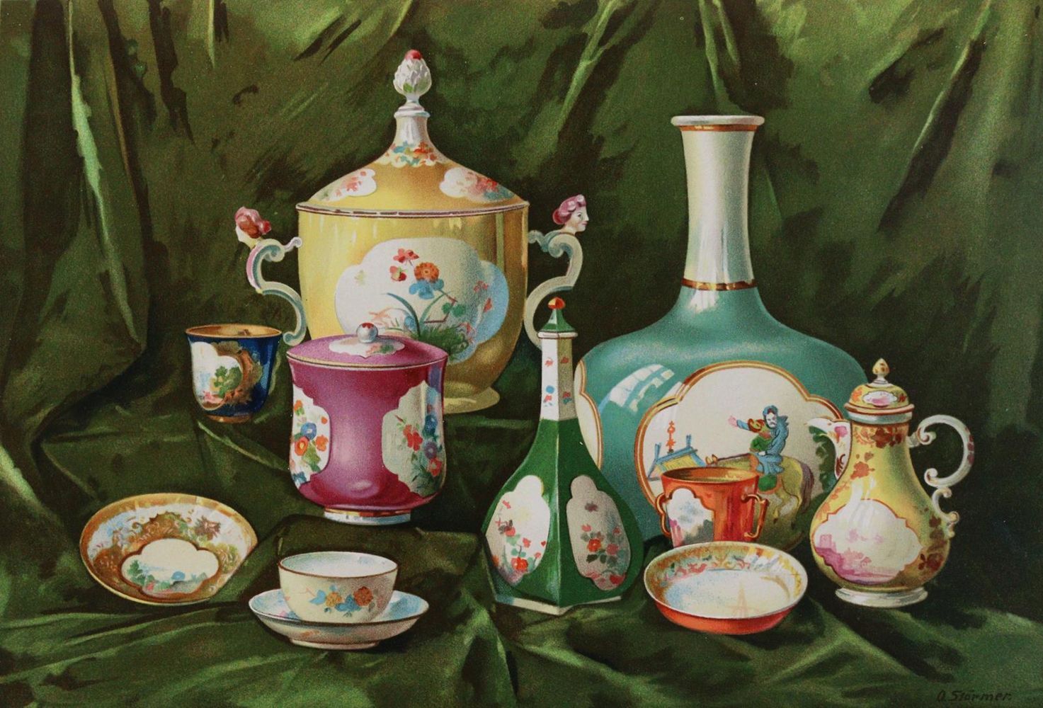 Große Abbildung Nr.2: 143-1095 Berling,K.: (Porzellan u. Keramik, Meissen)